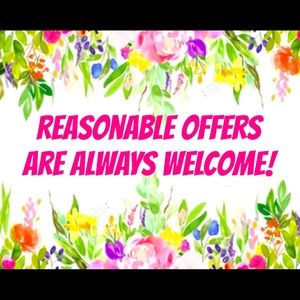Reasonable offers are always welcome!